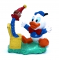 Preview: Donald Duck als Baby sitzt vor Jack in the Box Kunststoff Figur von Bullyland